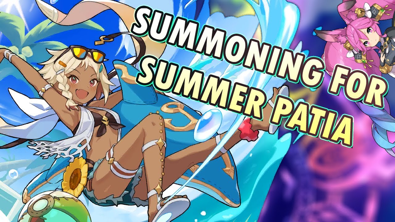 Summoning On Gala Dragalia Remix For Summer Patia: Crazy Luck Edition || Dragalia Lost
