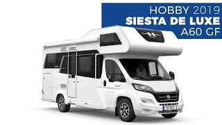 Kamper Hobby Siesta De Luxe A60 GF 2019 - widok 360°