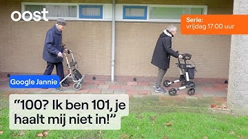 Google Jannie (101) maakt indruk tijdens 