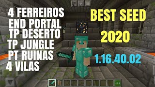 Minecraft Pe Best Seed Versao 1 16 40 02 Youtube