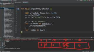 30-Kotlin for Beginners: One Dimension Array implementation Wealth