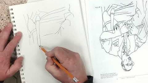 Picasso Upside Down Drawing