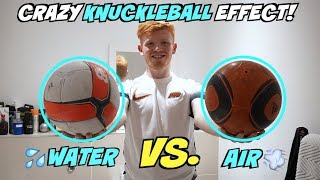 PUMPING FOOTBALLS WITH WATER!!! | Crazy Knuckleball Experiment! screenshot 2