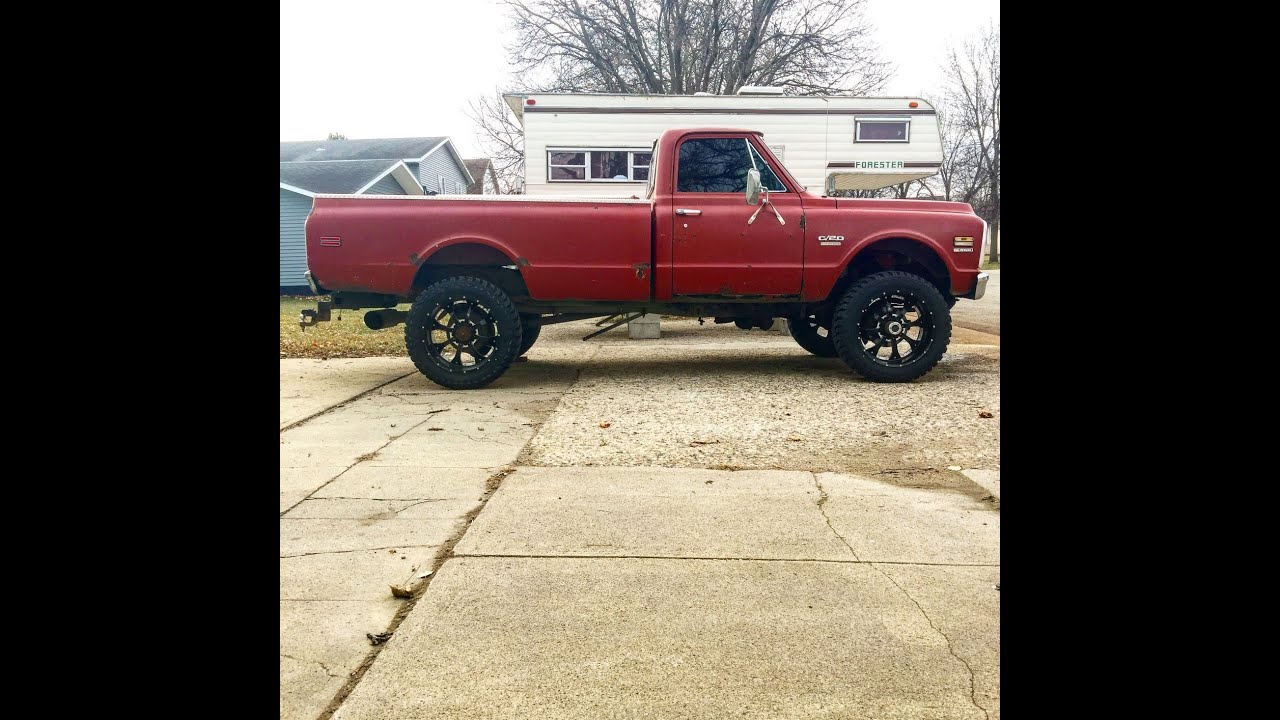 1970 Chevy K20 Cummins - YouTube