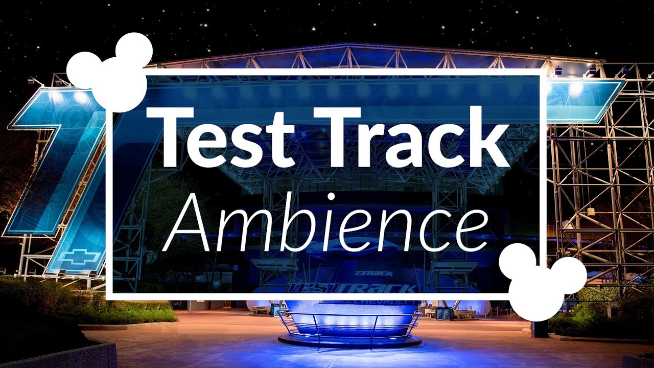 Test Track Ride Ambience Disney World Epcot Test Track Ride Ambience