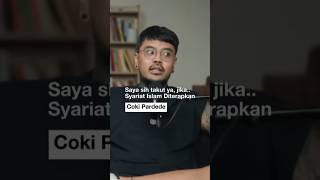 Download Lagu Coki Pardede takut jika syariat Islam diterapkan #shorts #cokipardede MP3