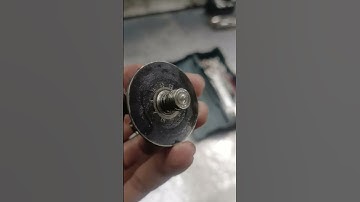 BROKEN TURBOCHARGER COMPRESSOR WHEEL