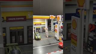 gas station diorama for hot wheels