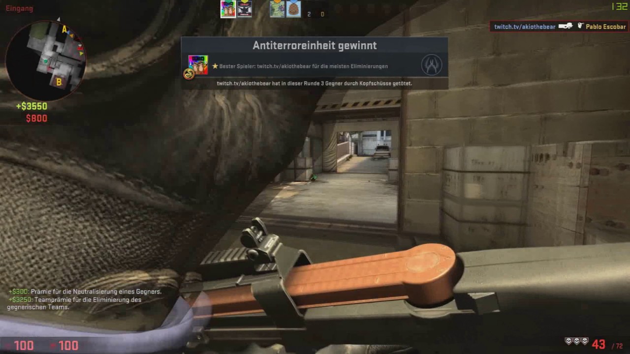 CS:GO|Quick Clip #11| P90 Tutorial !| AKIOPRODUCTION