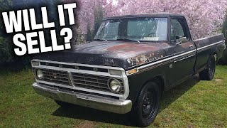 WILL IT SELL? Getting the '74 F100 Ready for F100 Grand National