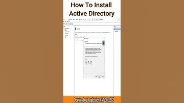How To Install Active Directory | MCSA | Icnt College | #mcsa #icntcollege #shorts