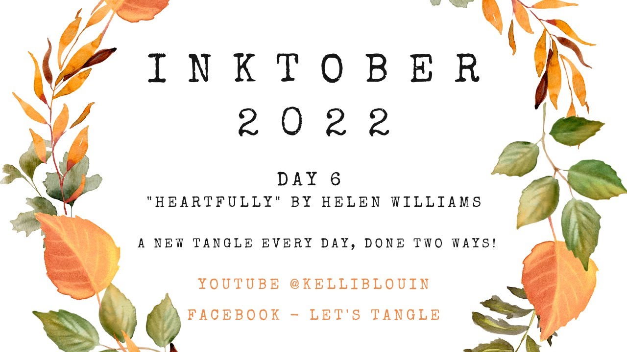 Inktober Tangles Day 6 - 