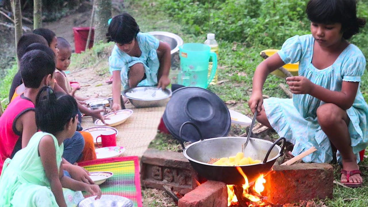 Village Kids Can Cook Everything! Village Children Cooking Show Kids