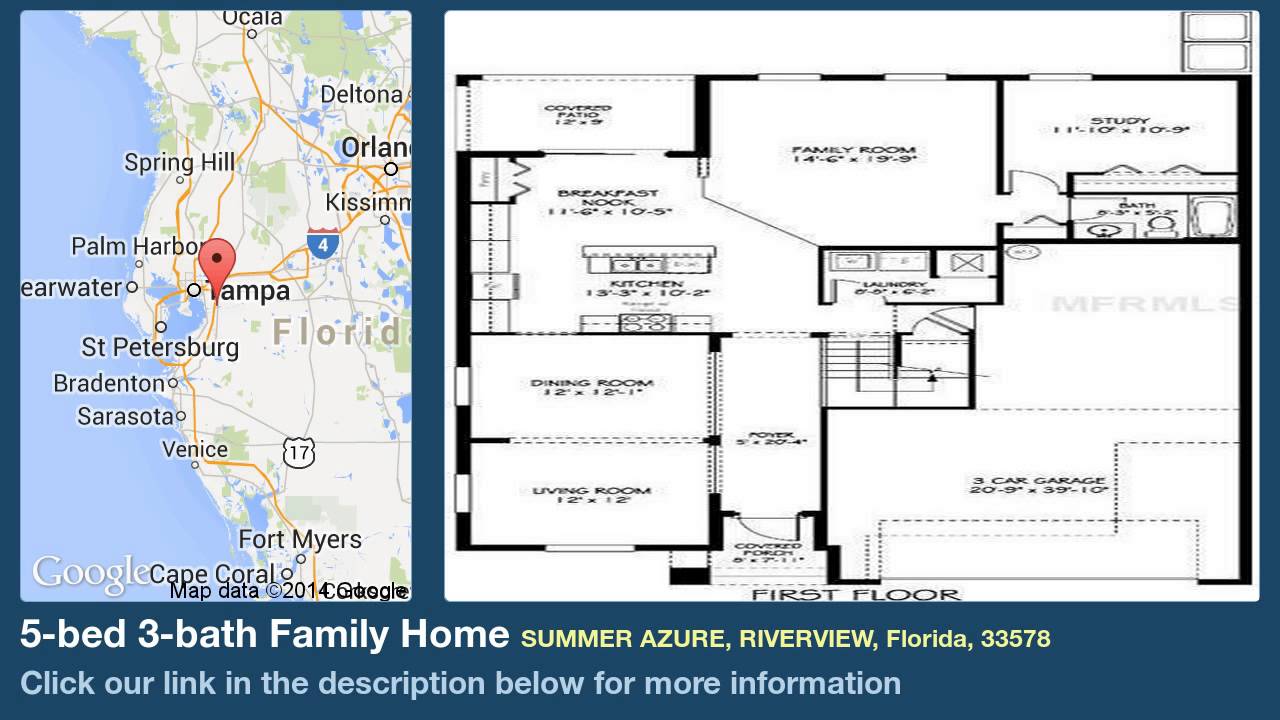 new homes in houston 5-bed 3-bath Family Home for Sale in Riverview, Florida on florida-magic.com