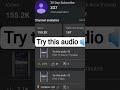 USE THIS AUDIO ❤️❤️