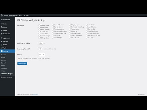 Google friendly i20 FREE informative Sidebar Widgets for new WordPress Blogs