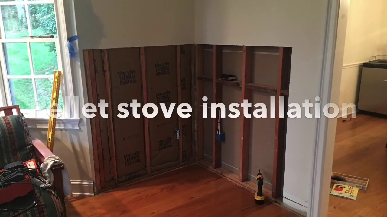Pellet Stove Installation YouTube