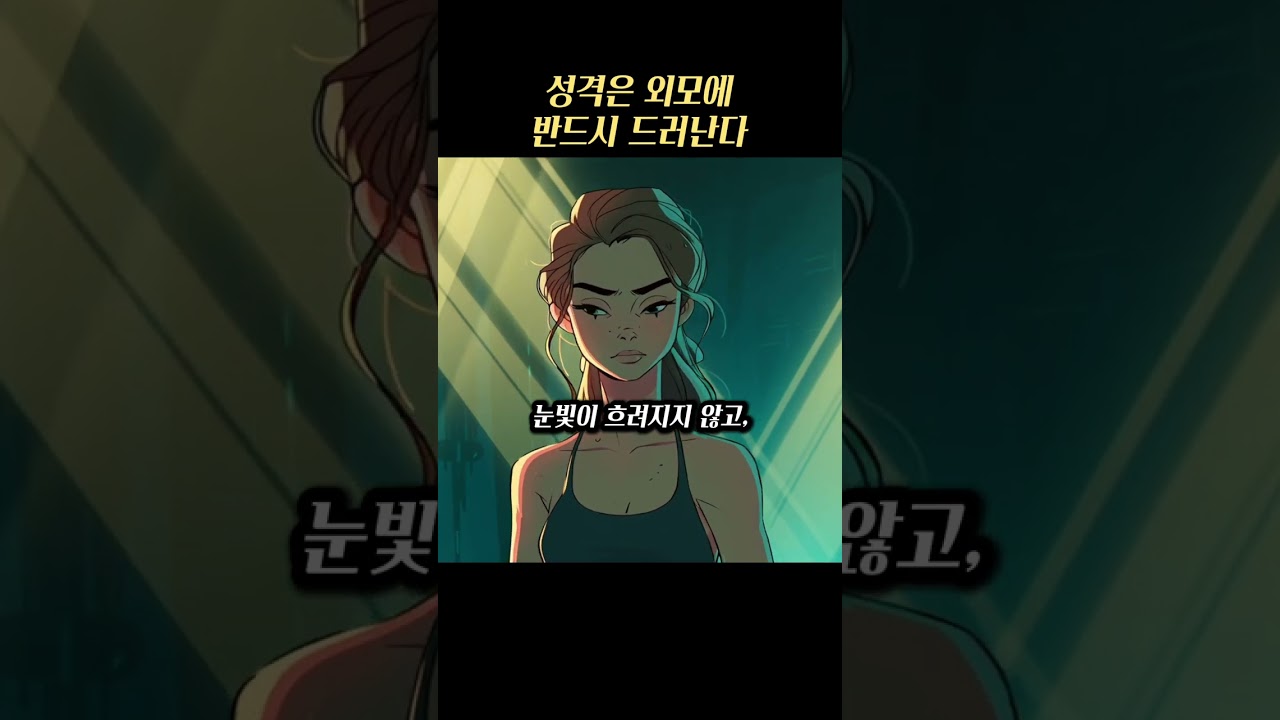 성격은 외모에 반드시 드러난다.