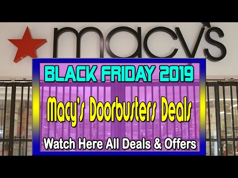 Macy&#39;s Black Friday 2019 Ad Scan - Blockbuster Deals, Offers & Sales - YouTube