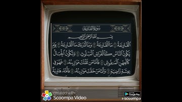 سورة القارعة بصوت الشيخ ابو بكر الشاطري صوت جميل