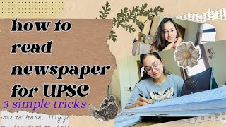 How to read newspaper for UPSC 2025
