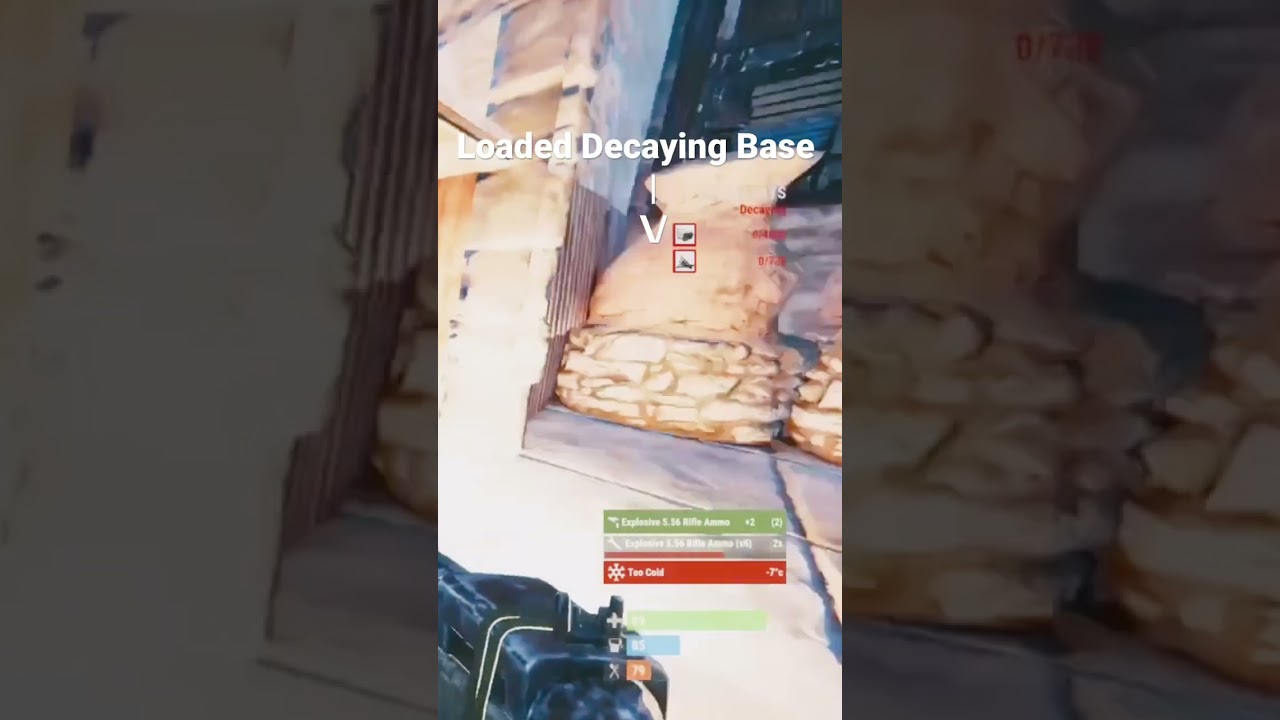 Loaded Decayed Base On Rust Console