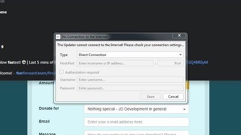 Fix Jdownloader2 cannot connect to internet