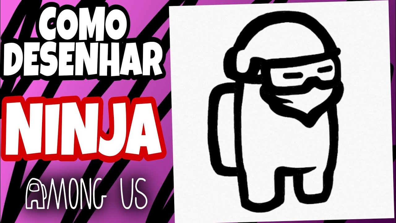 Desenhos de Ninja - Como desenhar Ninja passo a passo