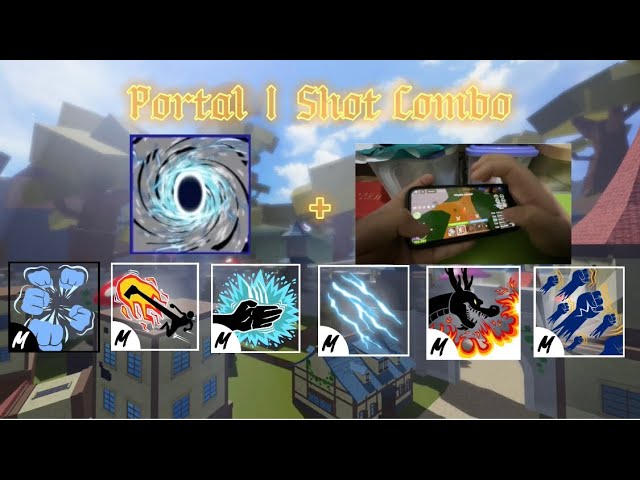 Top 5 Portal + Swords One shot combos』Simple combo l Roblox