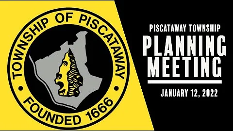 Piscataway Township Planning Board Meeting Jan. 12, 2022