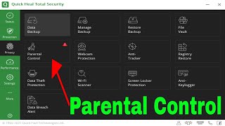 Parental Control in Quick Heal Total Security Release 2021 New Version 22.00 screenshot 3