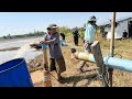 Solar submersible water pump for farmlandagricultural irrigation in thailandpump installation
