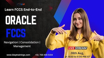 LIVE Webinar: Oracle FCCS –: Navigation, Dimension Structure & Application Management".