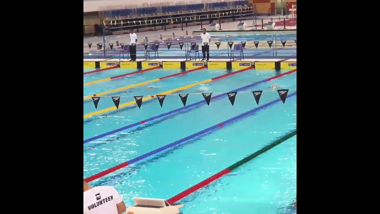 100 meter breaststroke race YouTube