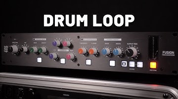 Drum Loop Processed with SSL Fusion | Analog 2-Bus Mixing & Mastering Tone