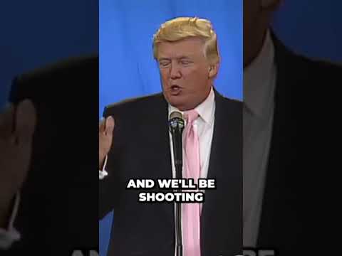 Videó: Donald Trump megállja a 7 millió dollárt az 
