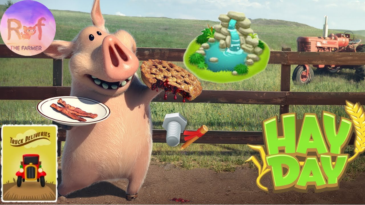 Игра хаю даю. Хай Дэй. Хей дей картинки. Hay Day свинья. Hay Day игра.