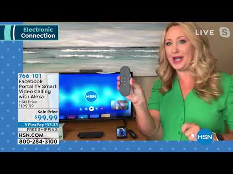 Facebook Portal TV Smart Video Calling with Alexa and 6'...