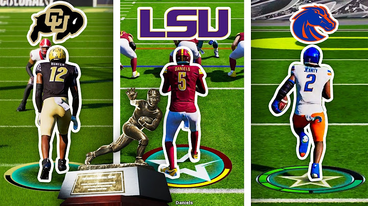 Scoring With Every Heisman Winner In Madden 25 and CFB