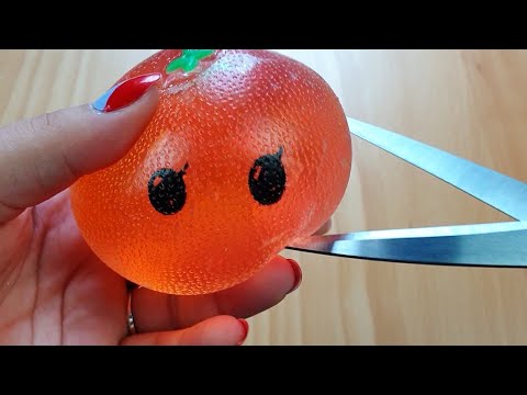DÉCOUPER DES BALLES ANTI-STRESS SUPER SATISFAISANTE VIDÉO !!