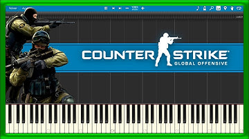 Counter Strike Global Offensive 🔫 Main Theme (PIANO TUTORIAL) 🎹 #13