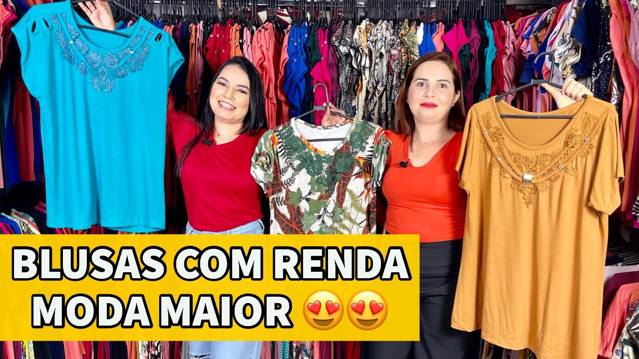 blusas moda maior