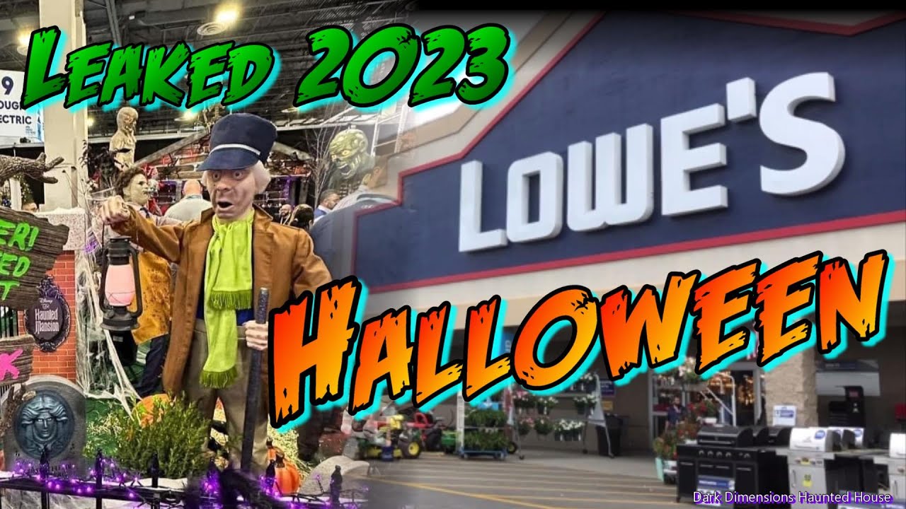 Leaked Photos Lowes Halloween 2023 Disney's Haunted Mansion New