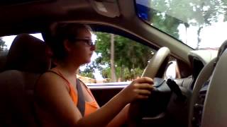 Karlys First Time Driving My Car -