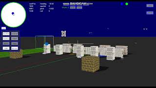 A 3d world rendered using a 2d graphics API and a perspective transformation.