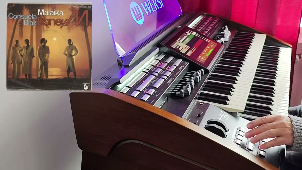 Malaika - Boney M. - Wersi Orgel Sonic OAX  /cover