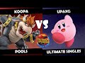 Saturday sparring  koopa bowser vs upxg kirby  smash ultimate pools