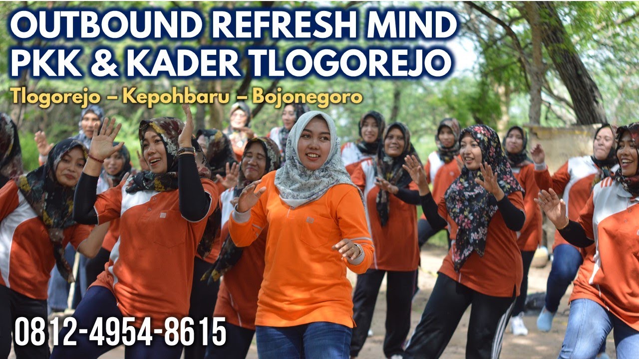 🔴 Outbound Refresh Mind, PKK & Kader Desa Tlogorejo Kepohbaru Di Wisata Pantai Sowan Tuban