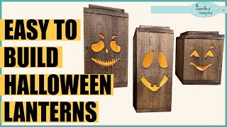 Easy Rustic Halloween Lanterns!