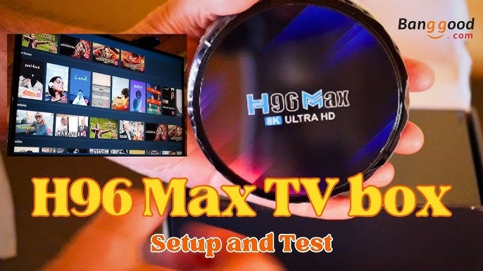 Q96 MAX décodeur TV Internet Android 10 AmLogic Jingchen 4K EU